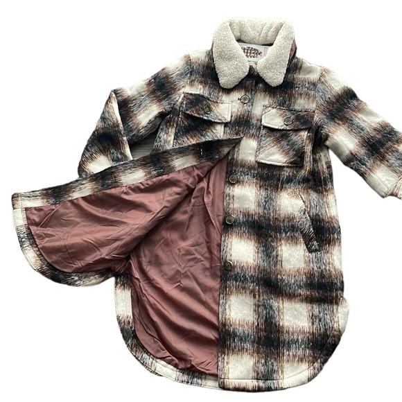 Two By VINCE CAMUTO - Wool Plaid Shacket / Wool Jacket - Picture 3 of 6